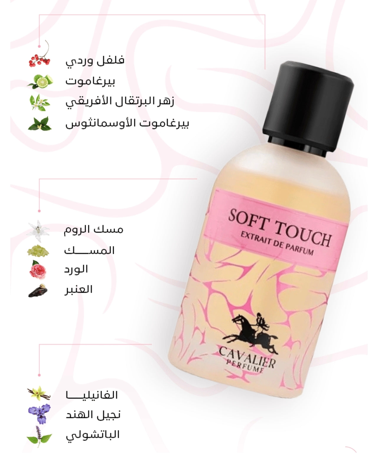 عطر سوفت تتش 100مل من كافالير